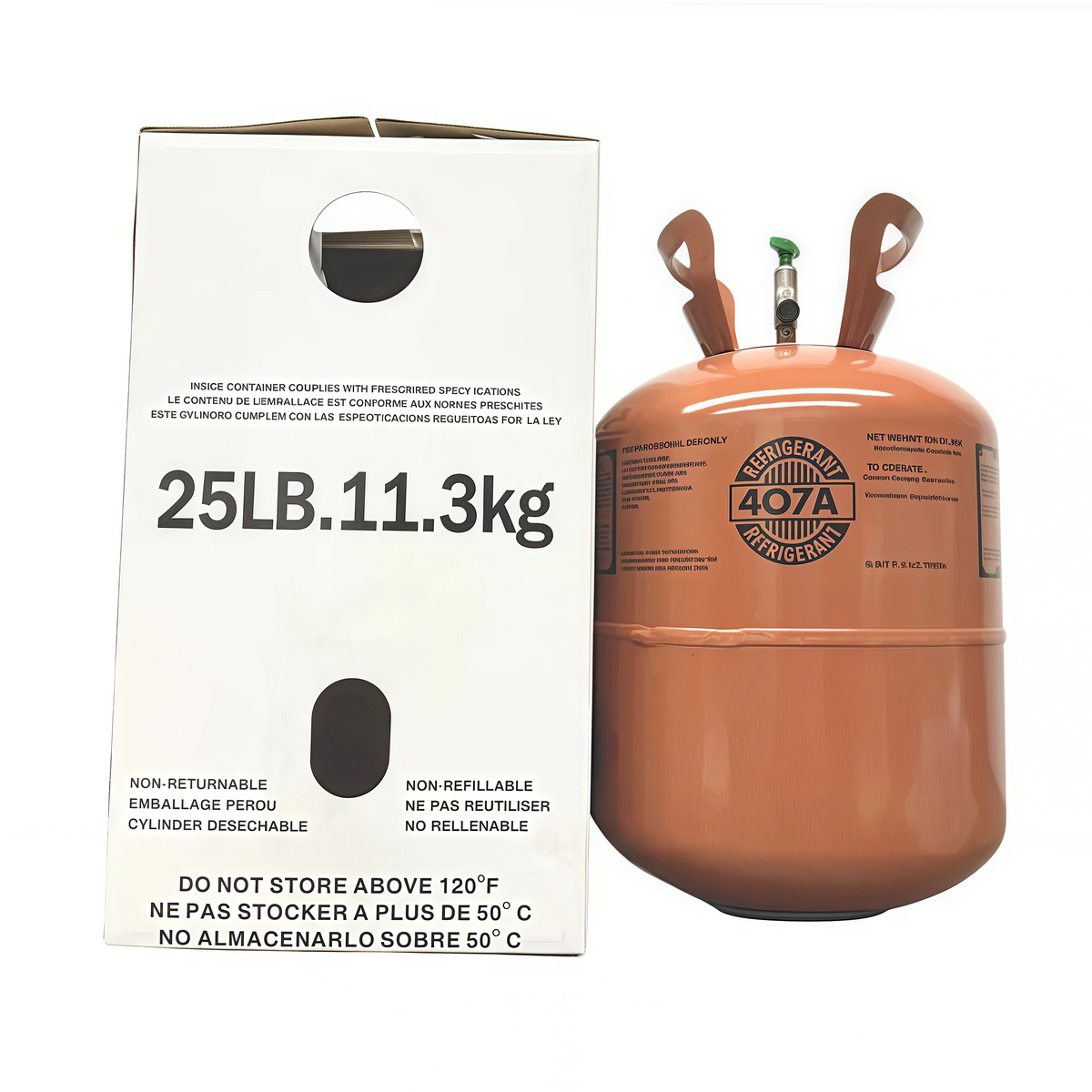 R407A Refrigerant 25lb, US local warehouse, UPS/FedEx Free Shipping